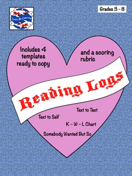 Preview of Reading Logs, Gr. 3-8