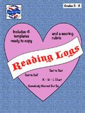 Reading Logs, Gr. 3-8