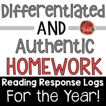 Preview of Reading Logs:  Homework for the YEAR! Parent Helper Component!