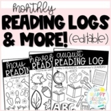 Monthly Reading Logs, Response Sheet, and More