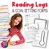 Reading Logs, Monthly Goal Setting Form, & Parent Letter - FREE