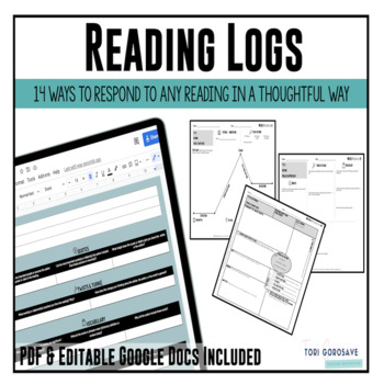 Preview of Reading Logs | DIGITAL