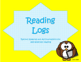 Reading Logs- Record Keeping and Accountability for Self-s