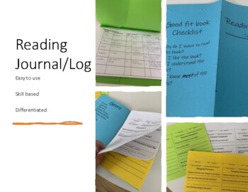 Preview of Reading Logs   Skill based covers  SOL CC standards grade 3 4 5 differentiated