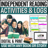 Independent Reading Logs Forms Templates Reader's Response