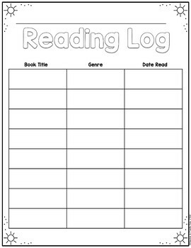 Reading Logs and Response Sheets by Having A Fields Day | TpT