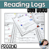 Reading Log and Response Sheets Freebie