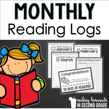 Reading Logs for the Year! by Making Lemonade in Second Grade | TpT