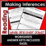 Reading - Making Inferences - NO PREP Worksheets