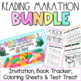 Reading Marathon | Invitation | Book Tracker | Coloring Pa