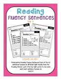 Reading Mastery Reading Fluency Sentences L130-150 (Set 3)