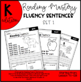 Reading Mastery Reading Fluency Sentences L91-108 (Set 1)