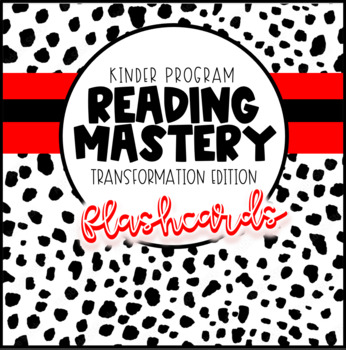 Preview of Reading Mastery Transformation K: Flashcards (Complete Set)
