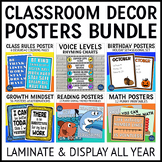 Classroom Decor Posters Bundle