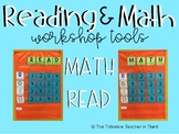 Reading & Math Stations/Centers/Workshop Rotation Board