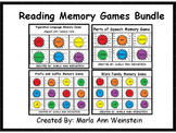 Reading Memory Game Bundle