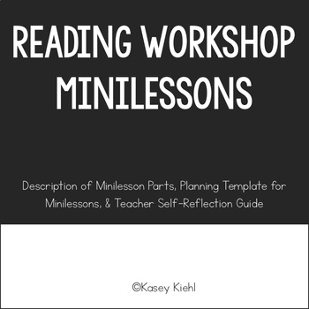 Preview of Information About Reading Minilessons and Reading Workshop in Middle School