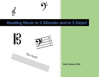 Preview of Reading Music in 5 Minutes and in 5 Steps!