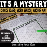 Reading Mystery Activities | Elements of a Mystery | Myste