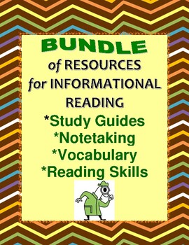 Preview of Reading Nonfiction A BUNDLE of Resources for Textbooks and Informational Text