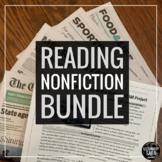 Reading Nonfiction Lessons & Projects Bundle for Secondary ELA