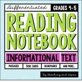 Reading Notebook *4th-5th Grade* INFORMATIONAL TEXT