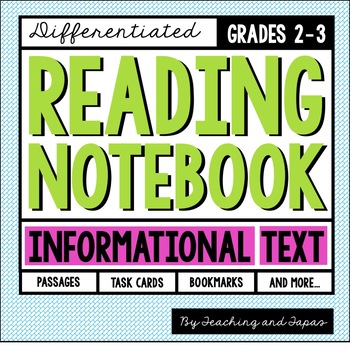Preview of Reading Notebook *2nd-3rd Grade* INFORMATIONAL TEXT