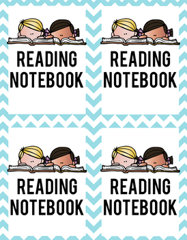 Preview of Reading Notebook Labels