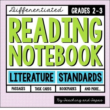 Preview of Reading Notebook *2nd-3rd Grade* LITERATURE