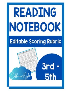 Preview of Reading Notebook Scoring Rubric