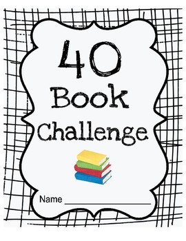 Preview of 40 Book Challenge Reading Notebook inspired by The Book Whisperer