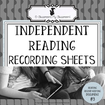 Preview of Reading Observation Recording Sheets - Reading Record Keeping - Document #3
