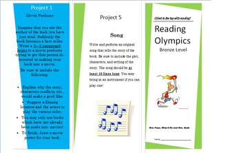 Preview of Reading Olympics Pamphlet - Bronze