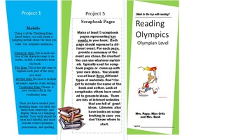 Preview of Reading Olympics Pamphlet - Olympian