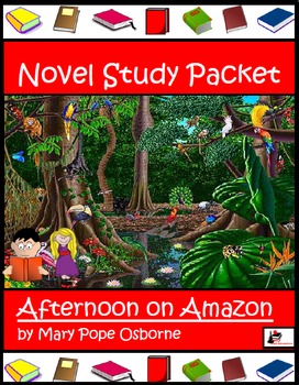 Preview of Novel Study for Magic Tree House #8: Afternoon on the Amazon