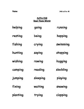 Preview of Reading Packets: 35-38 Schwa with Vowel A and Common Suffixes ING, ED, and ER