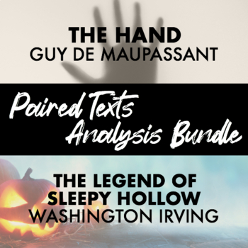 Preview of Reading Paired Texts Bundle — The Legend of Sleepy Hollow, The Hand