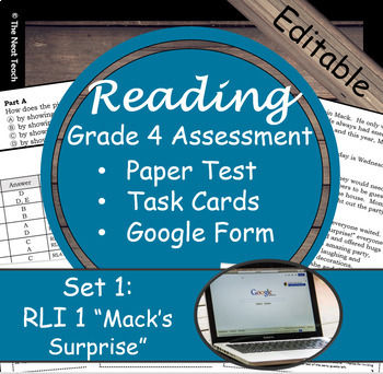 Preview of Reading Part A/B Test Prep RLI 1