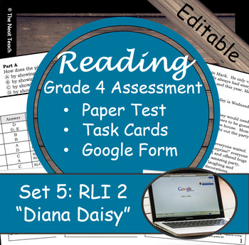 Preview of Reading Part A/B Test Prep RLI 2