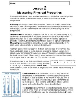 Preview of Reading Passage 2: Measuring Physical Properties PDF