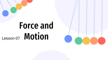 Preview of Reading Passage 7: Force & Motion PPT