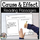 Cause and Effect | Reading Passage Activities | Primary