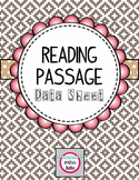 Reading Passage Data Sheet