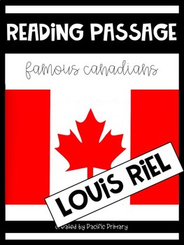 Preview of Reading Passage - Louis Riel