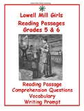 Reading Passage: Lowell Mill Girls - Grades
