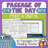 Reading Comprehension Passages for Close Reading - Print &