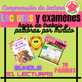 Reading Passage, running record and worksheets Paquetes de