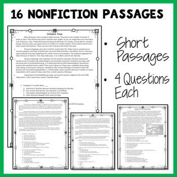 Reading Prehension Passages And Questions Nonfiction