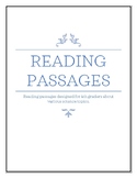 Reading Passages: 4th Grade Science!