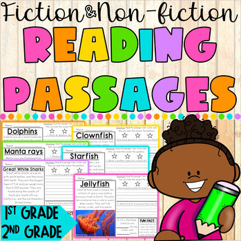 Preview of Reading Comprehension Passages for the Entire School Year Reading Passages